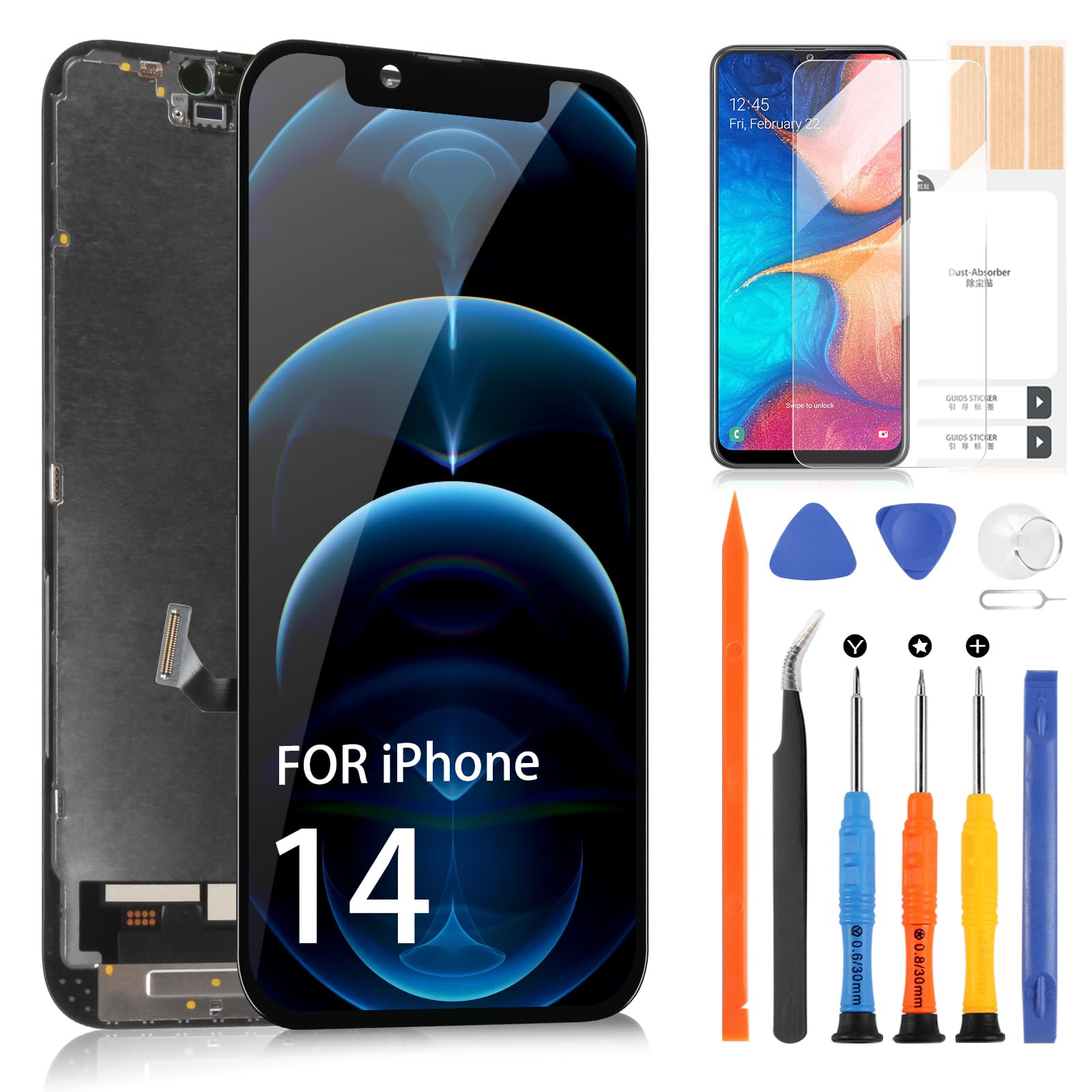 81★iPhone14 Amazon.com: for iPhone 14 Screen Replacement - for iPhone 14